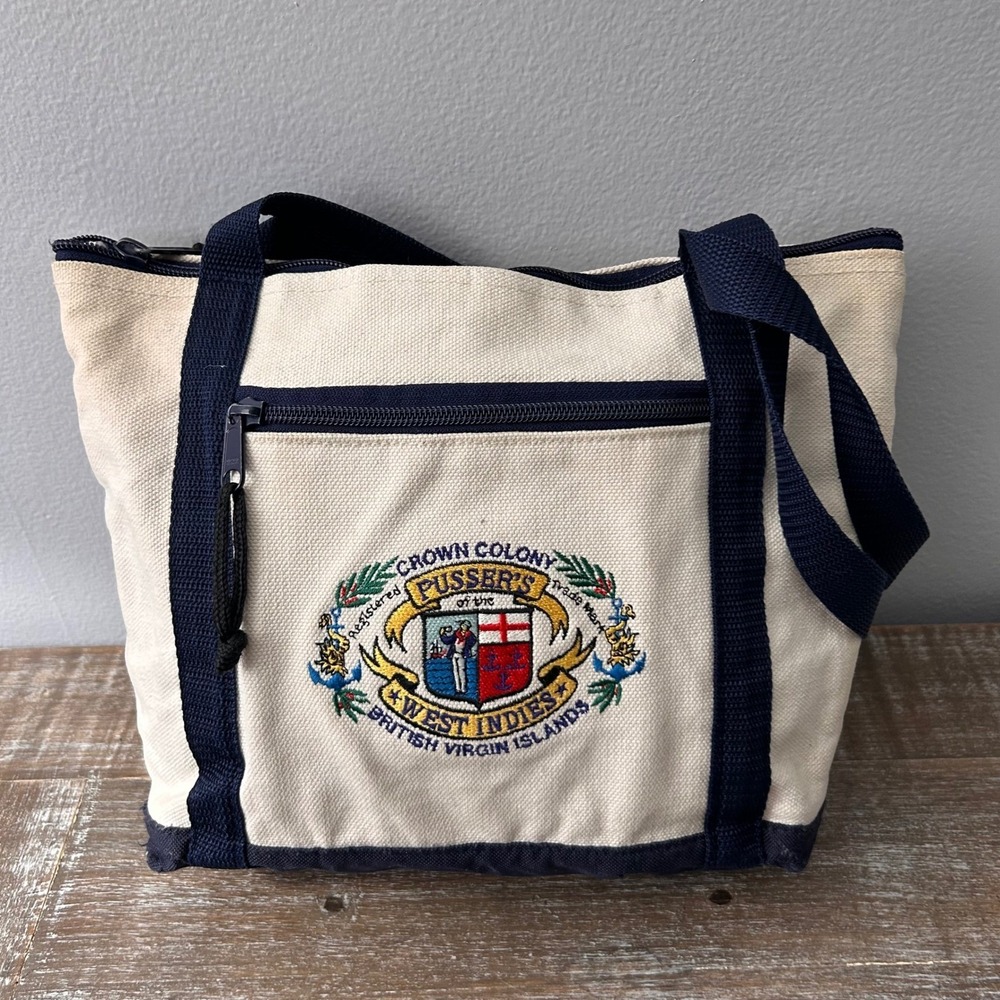 Vintage Pusser's West Indies Original Boat & Tote Crew Bag Canvas Sailing